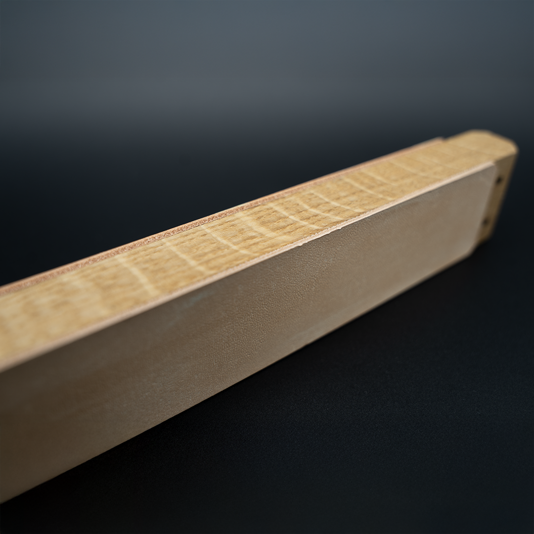 Messer-Schleifholz – Leder Streichriemen