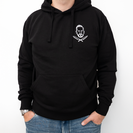 Schwarzer Hoodie – limitierte Schnieder Stick Kollektion