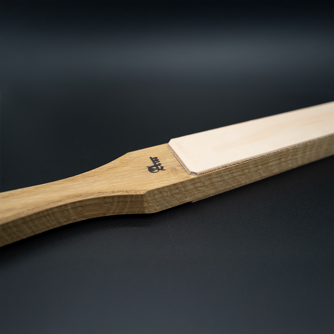 Messer-Schleifholz – Leder Streichriemen