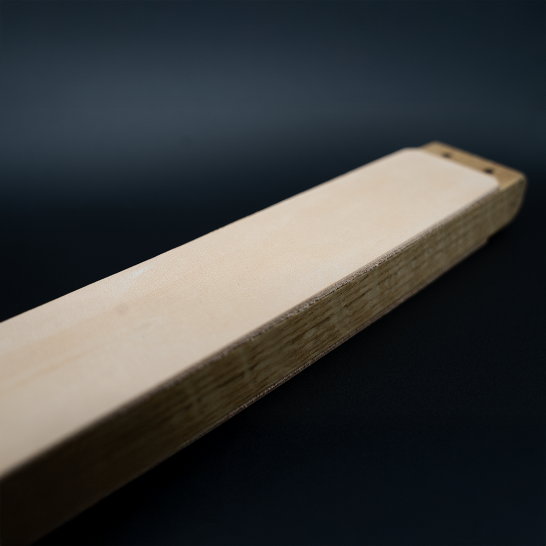 Messer-Schleifholz – Leder Streichriemen