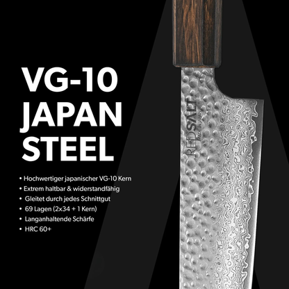 3er Set Gyuto Santoku Nakiri VG10