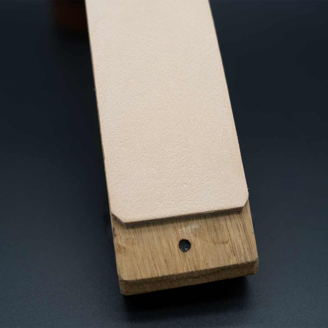 Messer-Schleifholz – Leder Streichriemen