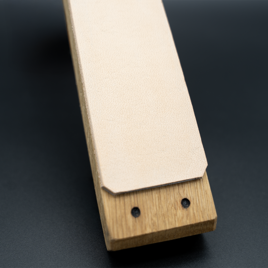 Messer-Schleifholz – Leder Streichriemen