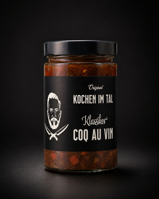Coq au Vin - Original Kochen im Tal