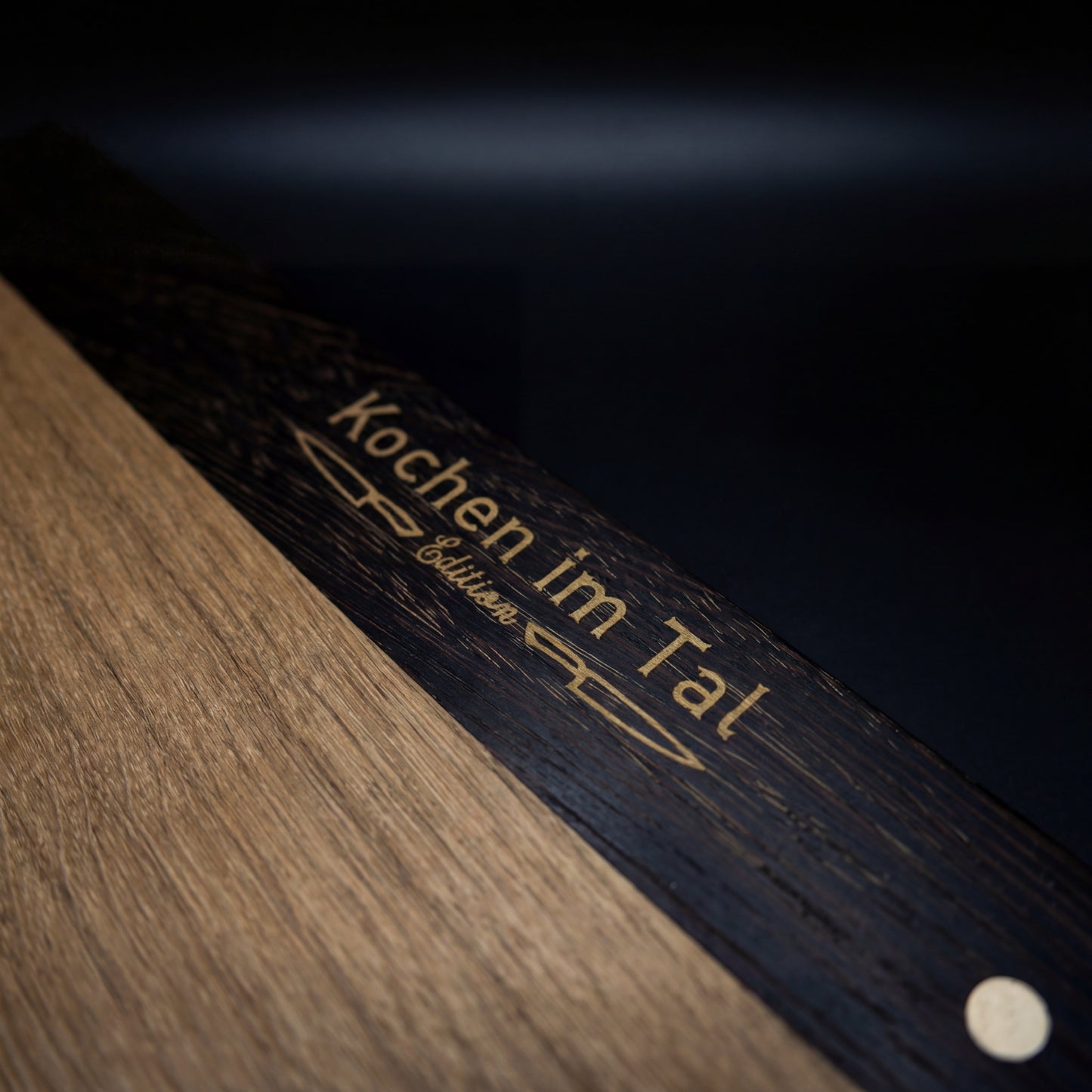 Premium Schneidebrett aus Ahorn oder Eiche – Kochen im Tal Edition aus Kopfholz