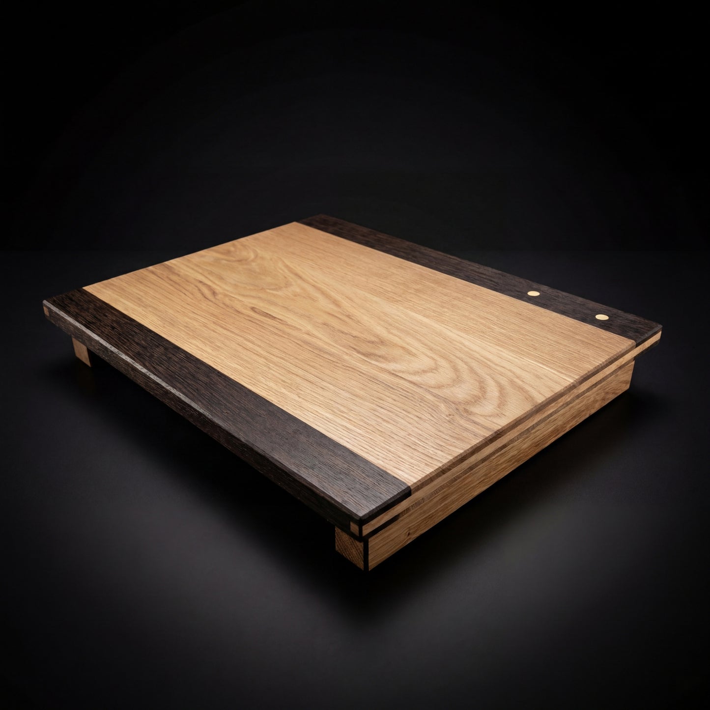 Premium Schneidebrett aus Ahorn oder Eiche – Kochen im Tal Edition aus Kopfholz