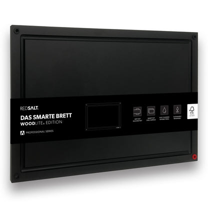 WOODLITE Schneidebrett XL aus Holzfaser – rutschfest, spülmaschinenfest & langlebig (45×30×1,2 cm)