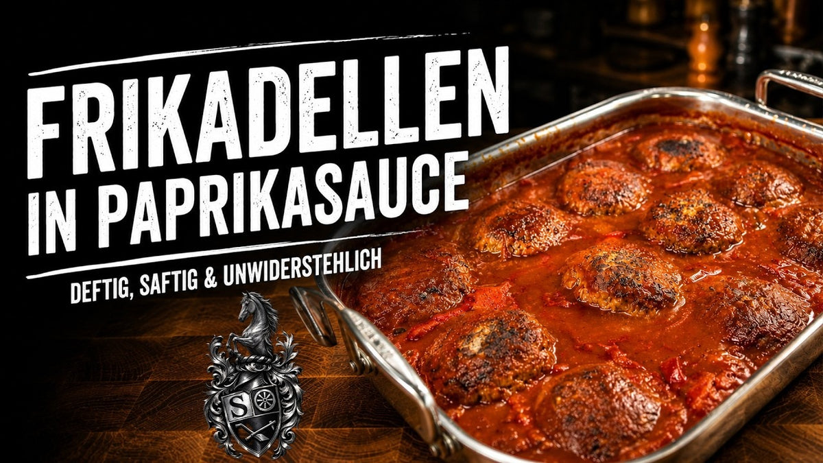 Video laden: Stephan Schnieder bereitet Frikadellen in Paprikasauce zu