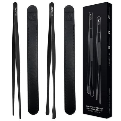 Kochpinzetten Set Black Edition