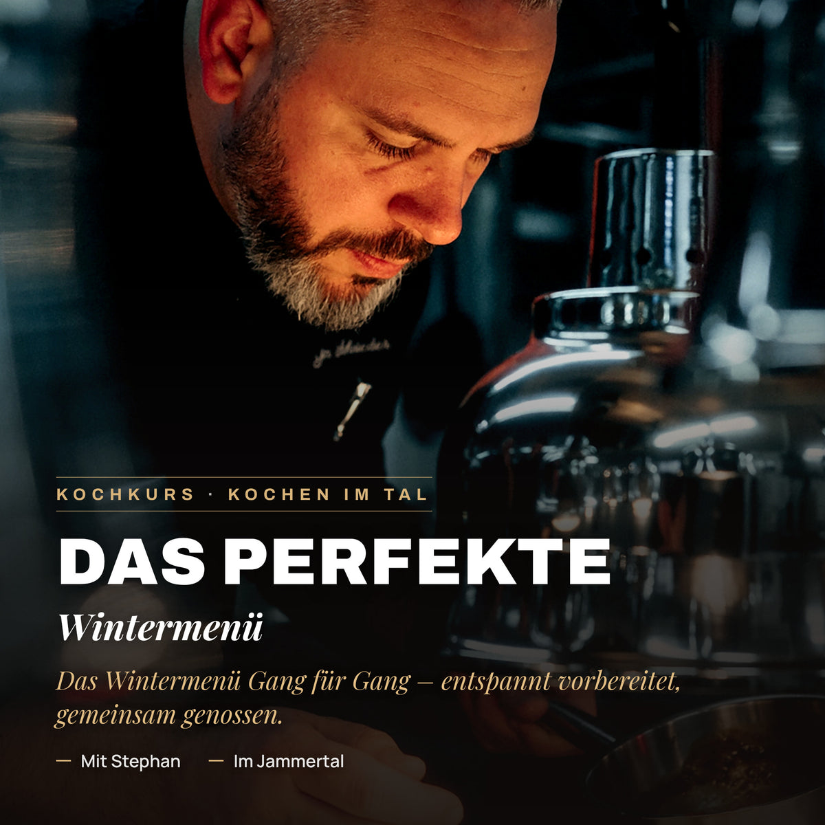 Wintermenü Kochkurs 2027 mit Stephan Schnieder